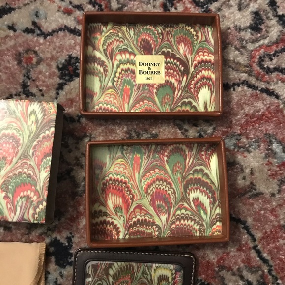 Dooney & Bourke Leather Card Holder - Picture 6 of 6